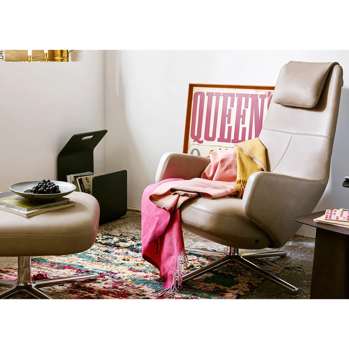 Heal's Repos Armchair & Ottoman – image 3