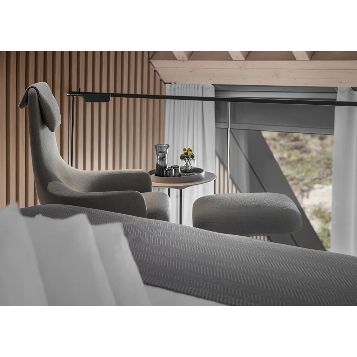 Heal's Repos Armchair & Ottoman – image 4