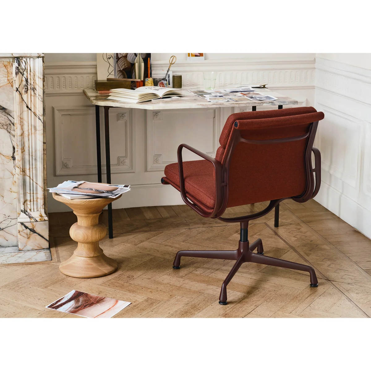 Heal's Eames Soft Pad Chair EA 208 – image 3
