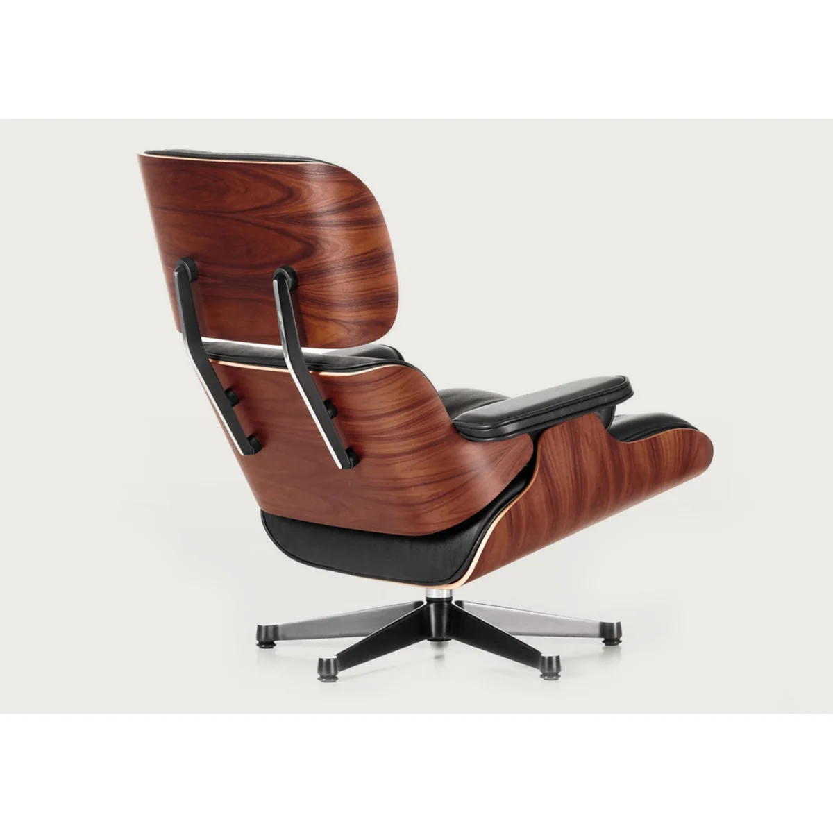 Vitra Eames Lounge Chair Santos Pal. Contemporary Calma 09 Cognac Black Base 04 – image 2