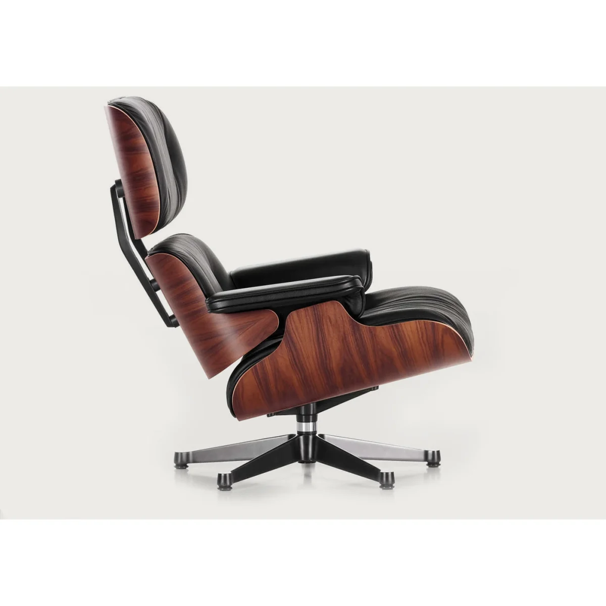 Vitra Eames Lounge Chair Santos Pal. Contemporary Calma 09 Cognac Black Base 04 – image 8