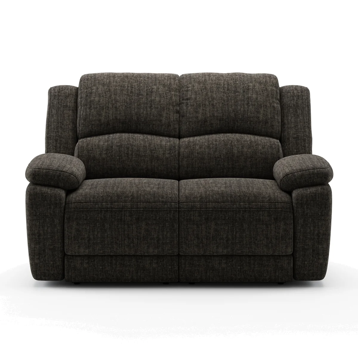 Lawrence Charcoal Fabric 2 Seater Recliner Sofa – image 1