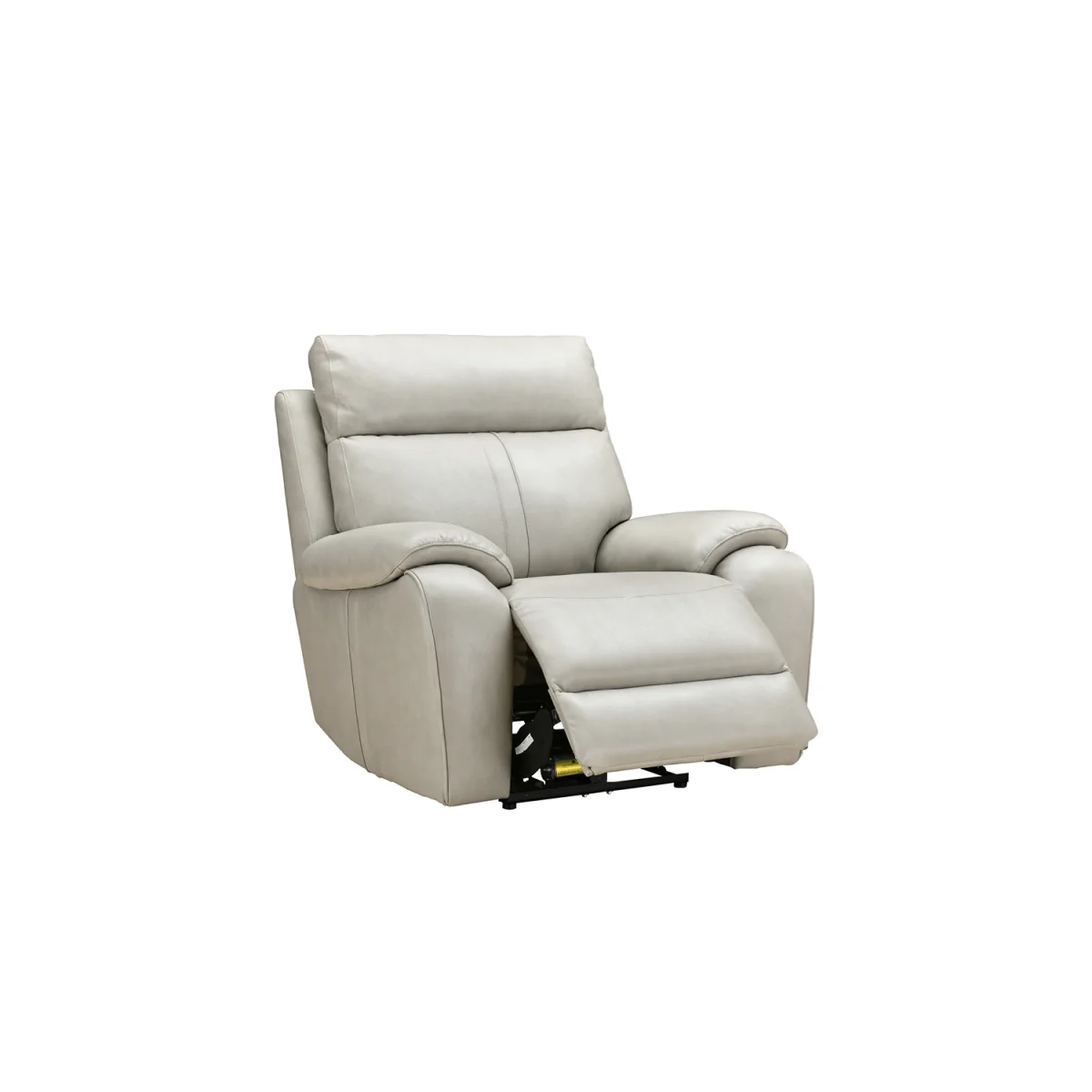 Cooper Light Grey Leather Recliner Armchair – image 3