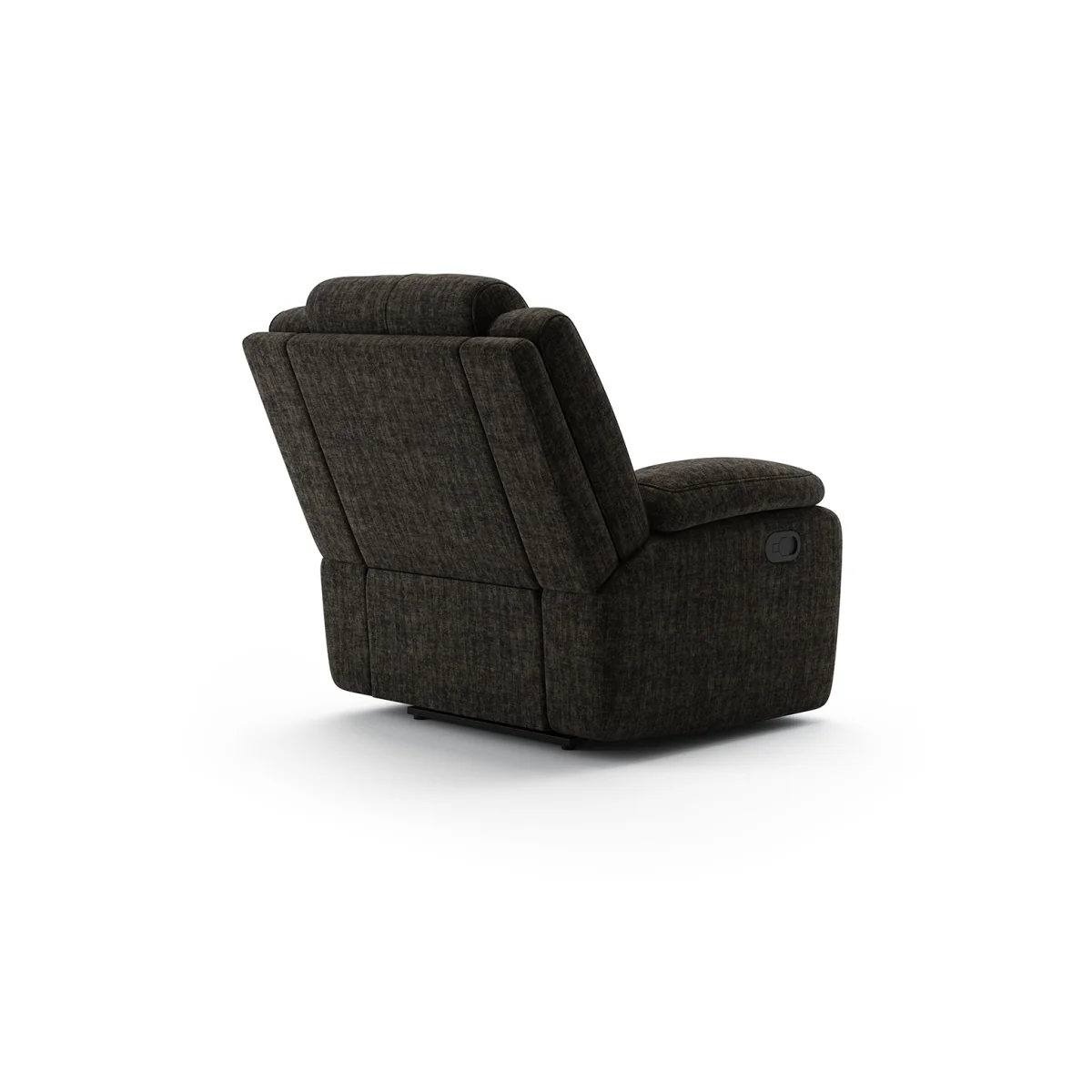 Lawrence Charcoal Fabric Recliner Armchair – image 4