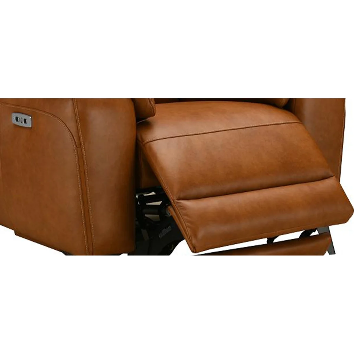 Sinclair Cognac Leather Recliner Armchair – image 4