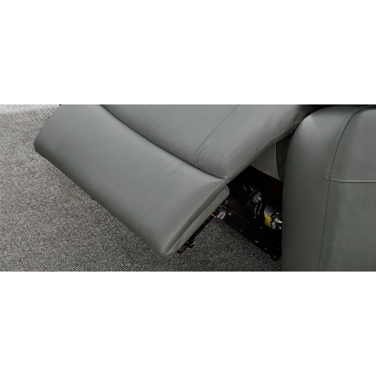 Baltimore Dark Grey Leather Recliner Armchair – image 11