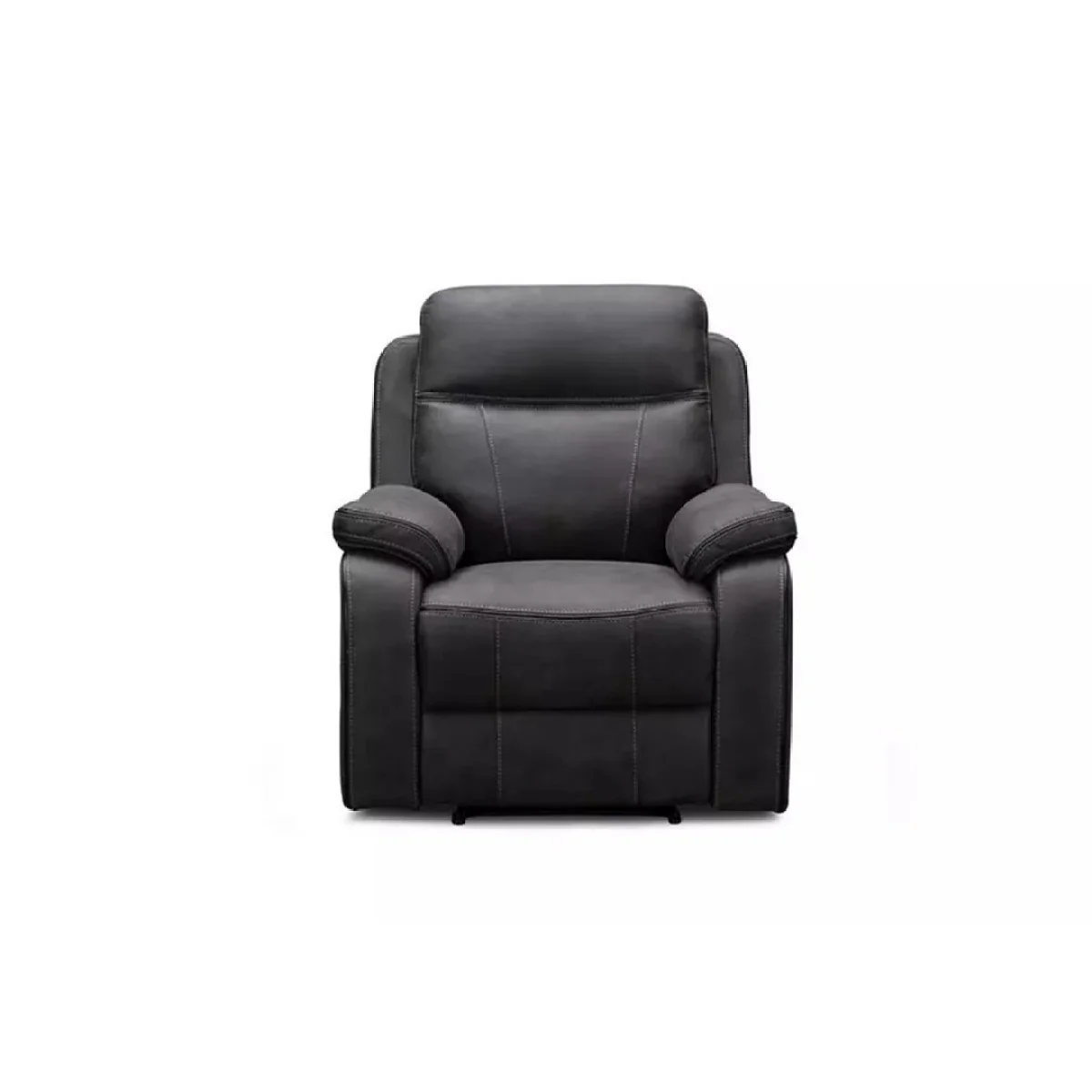 Hanson Graphite Fabric Recliner Armchair – image 3