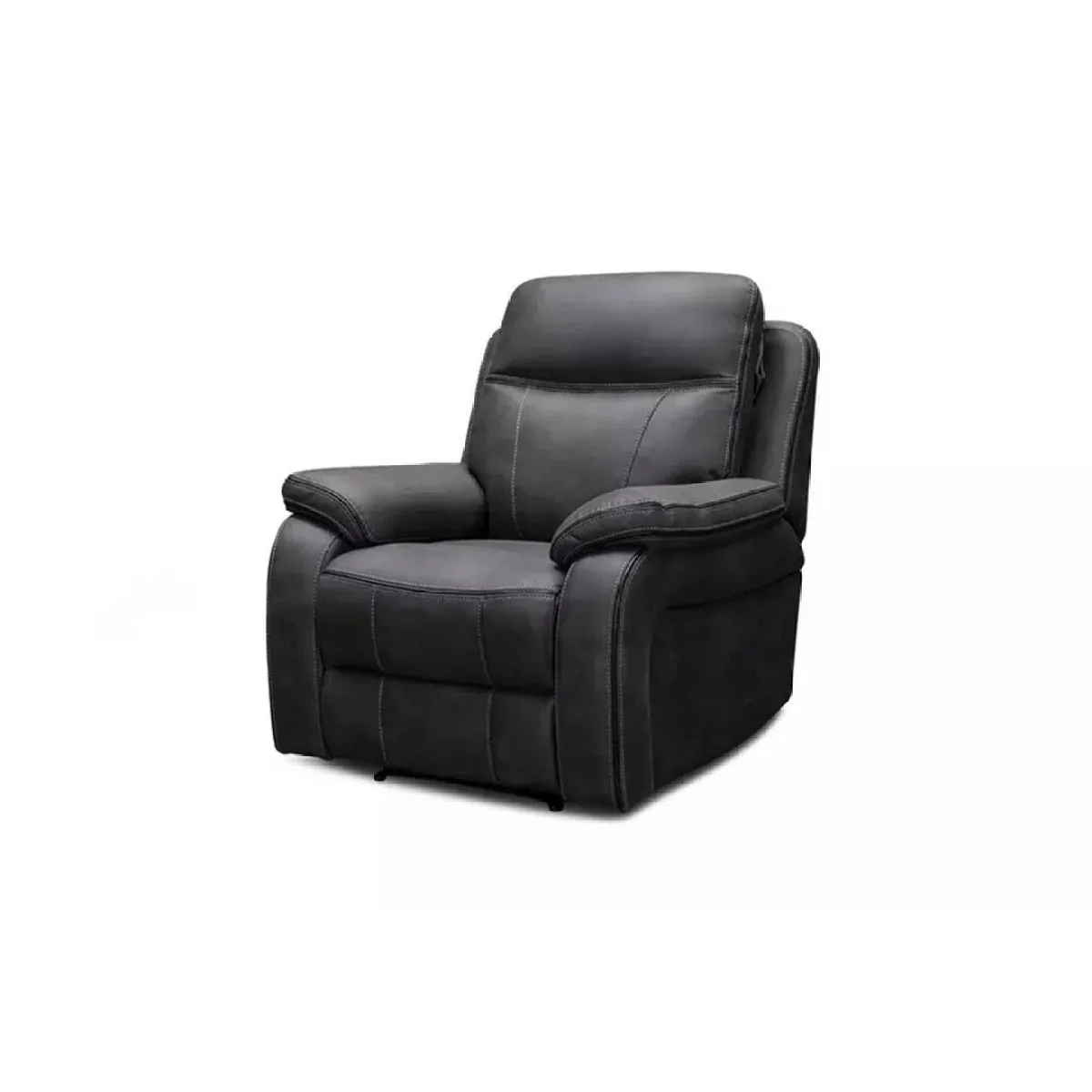 Hanson Graphite Fabric Recliner Armchair – image 4