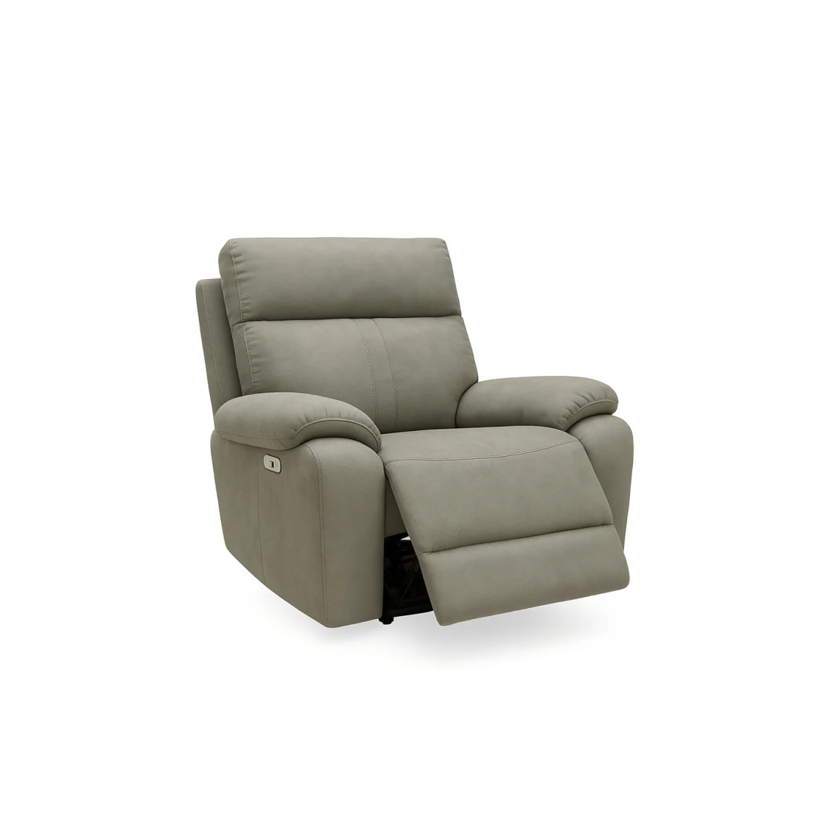 Cooper Taupe Grey Fabric Recliner Armchair – image 2
