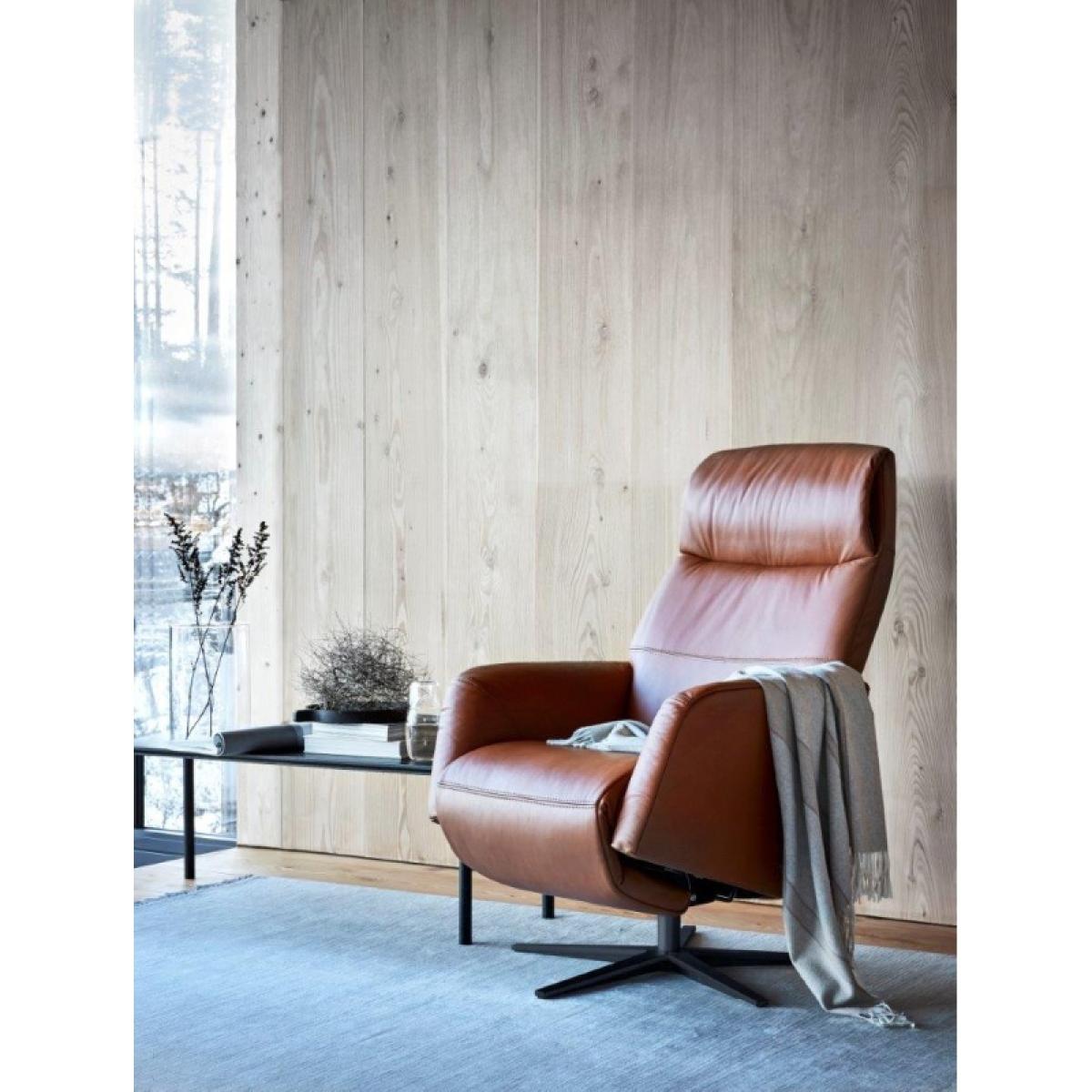 Stressless Scott Power Recliner Chair With Sirius Base - Paloma Sand – image 9