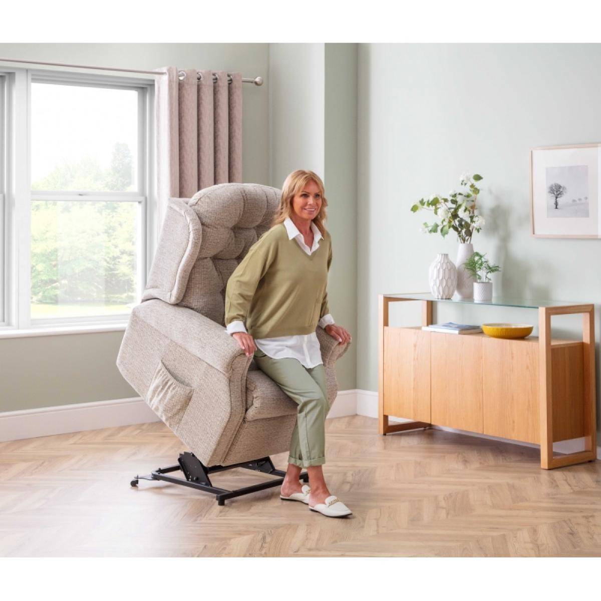 Celebrity Woburn Recliner Chair Zipspeed - Grande - Aquaclean Fabric - Manual – image 10