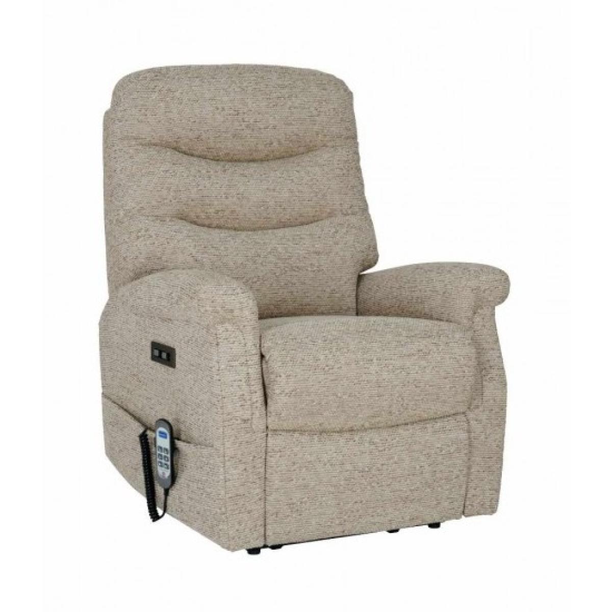 Celebrity Hollingwell Riser Recliner Chair Zipspeed - Petite - Dual Motor With Headrest - Aquaclean Fabric – image 2
