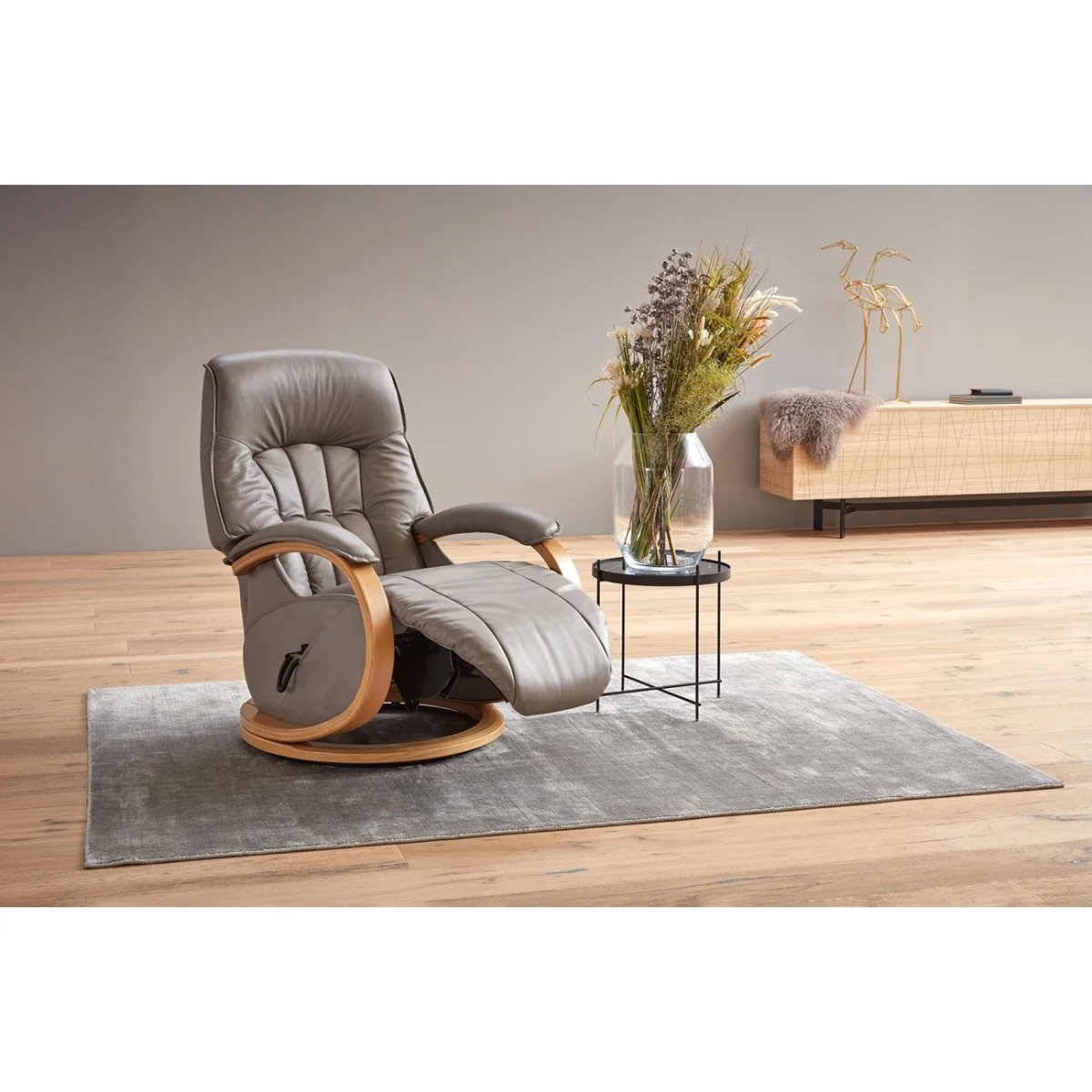 Himolla Mosel Recliner Chair - Midi - Manual - Leather L33 – image 4