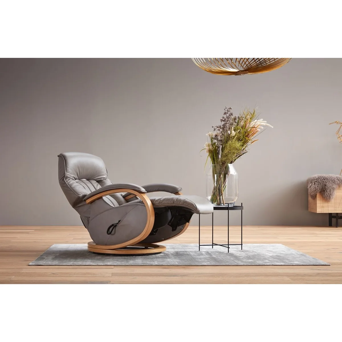 Himolla Mosel Recliner Chair - Midi - Manual - Leather L33 – image 5