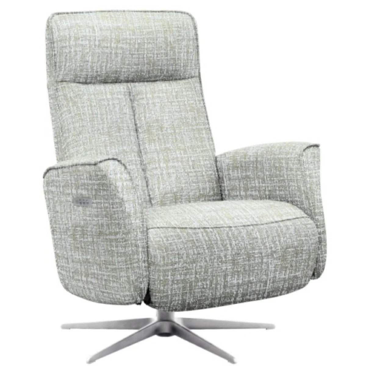 G Plan Cartmel Power Recliner Chair with Headrest - Fabric Grade C - Black Base - No – image 4