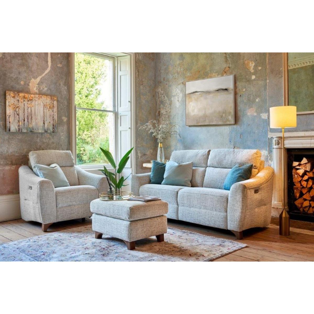 Downtown G Plan Monza Recliner Chair - Fabric Grade A - Manual, Leather – image 4