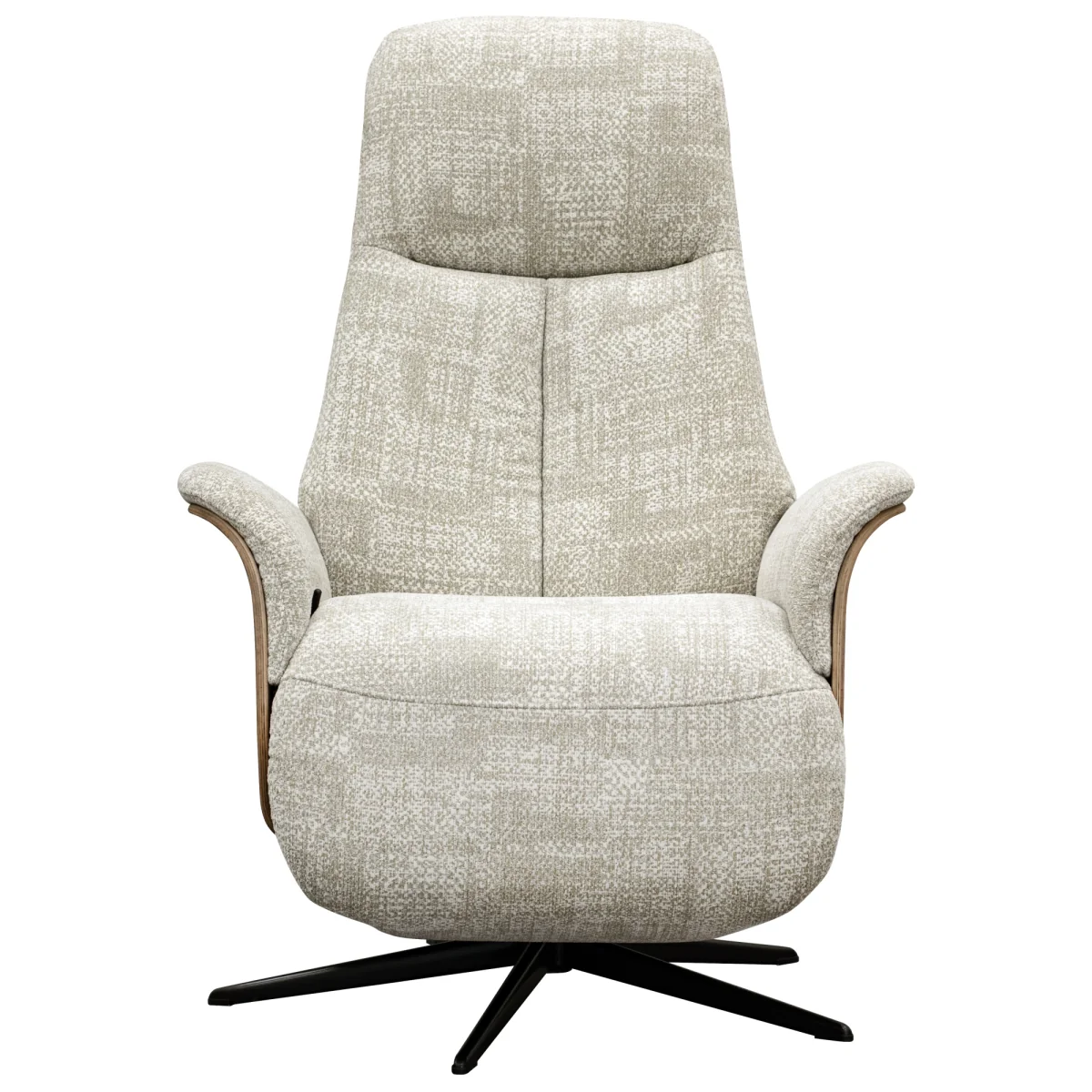 G Plan Halburg Manual Recliner Chair - Leather Grade L - Dark Wood - Polished Base – image 5