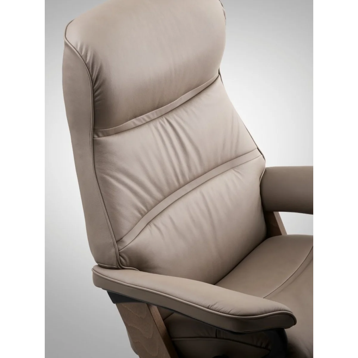 Stressless Philip Chair With Cross Base - Large - Fabric - With Footstool – image 3