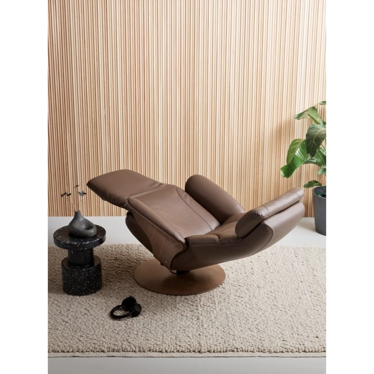 Stressless Adam Power Recliner Chair With Disc Base - Batick Leather – image 3
