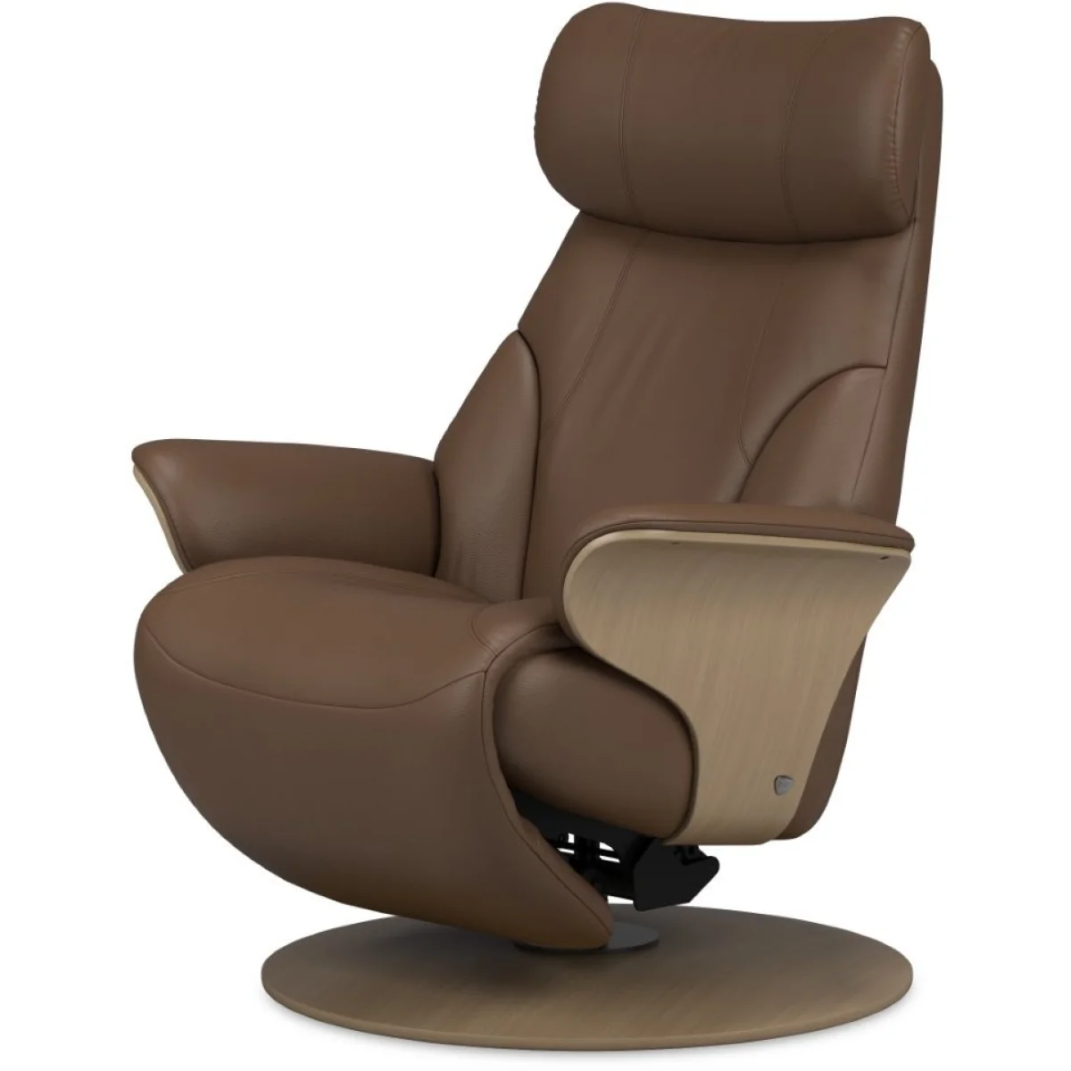 Stressless Adam Power Recliner Chair With Disc Base - Batick Leather – image 4