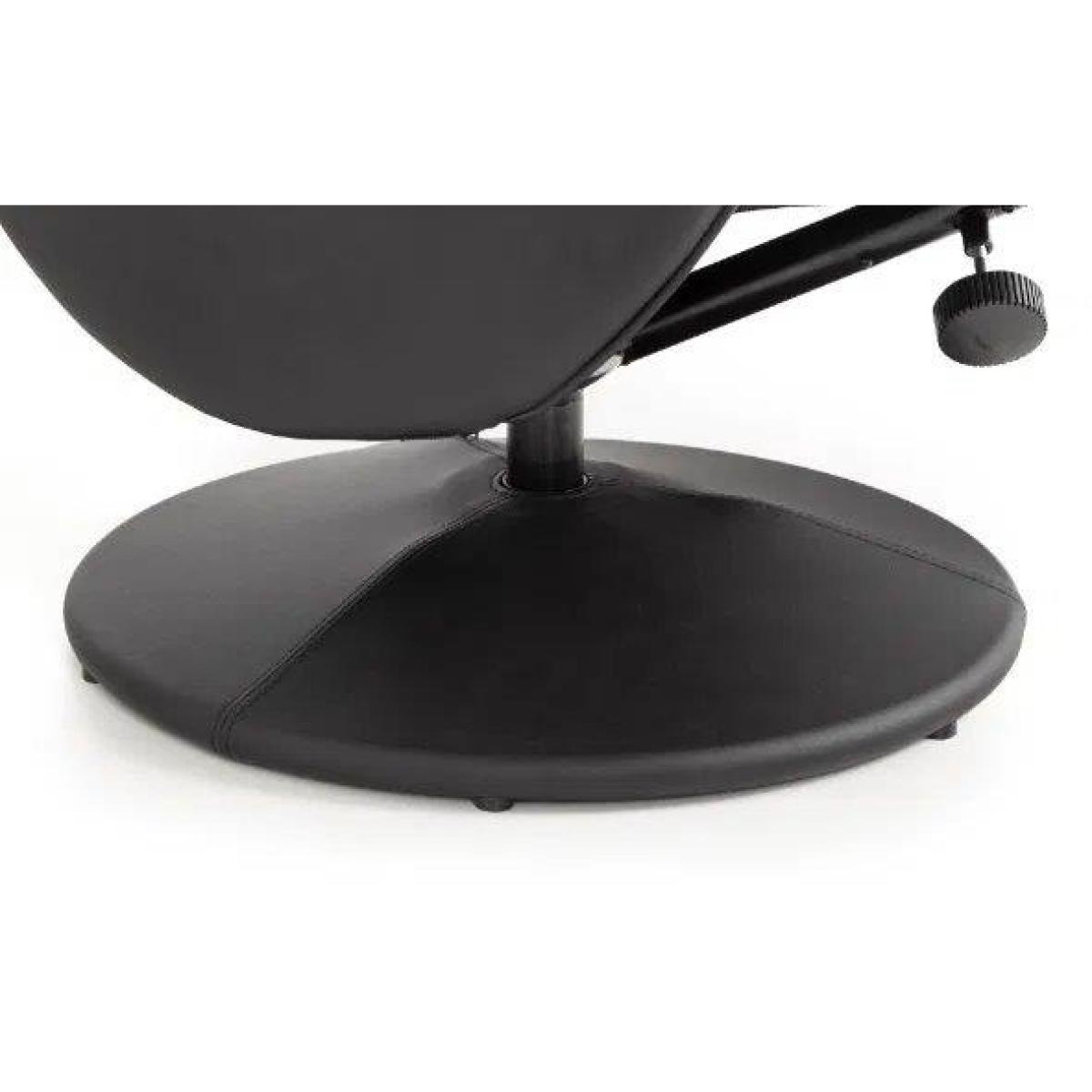 Julian Bowen Lugano Recliner and Stool With Covered Base - Black – image 10