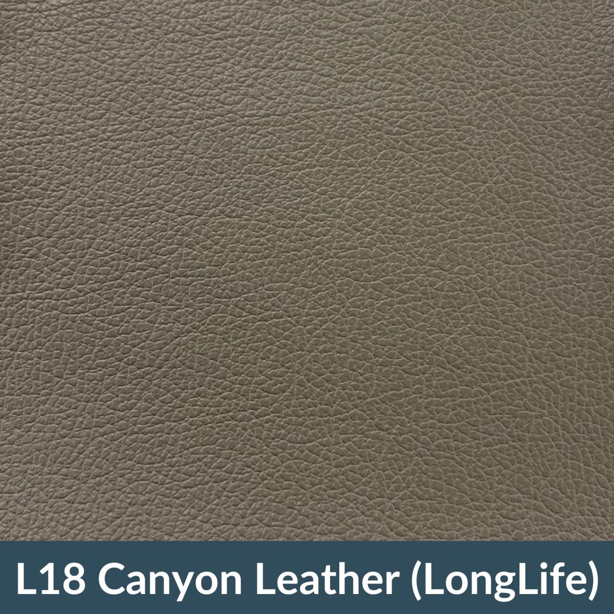 Himolla Solo Leather Lift and Rise Armchair 2 Motors - L18 Longlife Canyon Leather In Grey – image 7