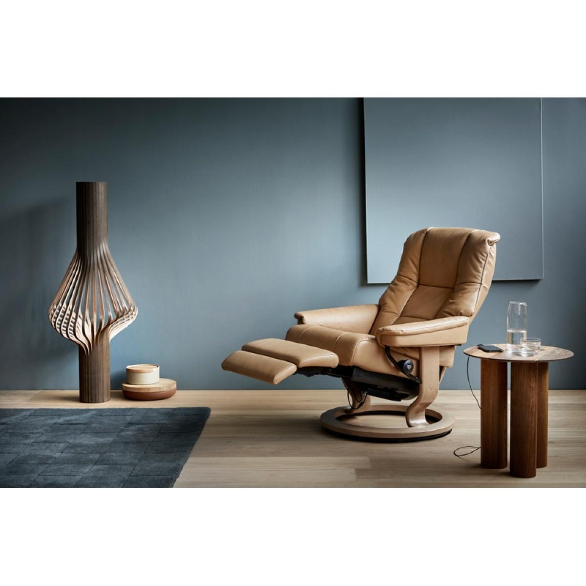 Stressless Mayfair Chair With Power Dual Motor LegBack - Medium - Cori Leather – image 6
