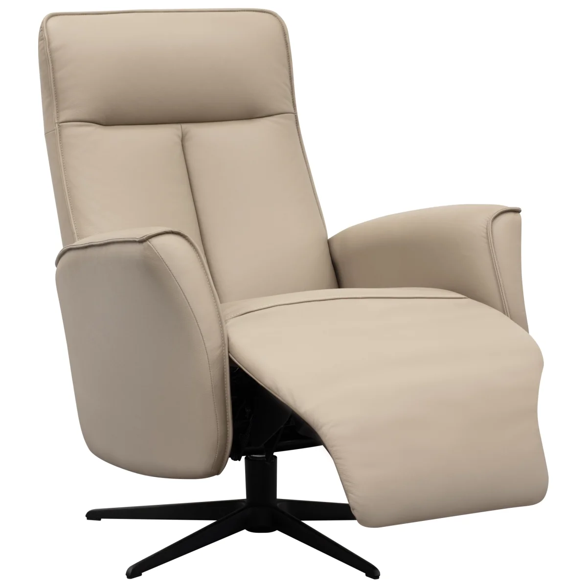 G Plan Visby Manual Recliner Chair - Fabric Grade W - Polished Base – image 4
