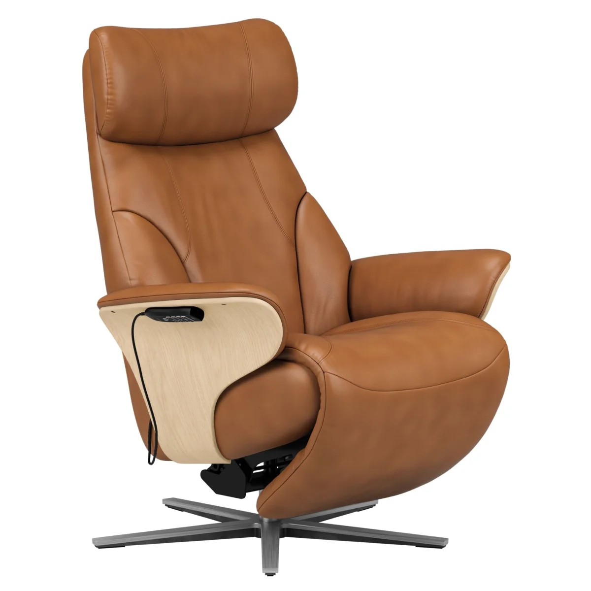 Stressless Adam Power Recliner Chair With Sirius Base - Fabric – image 2