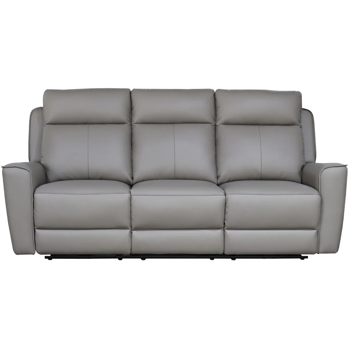Rivington Real Leather Power Recliner 3 + 1 + 1 Sofa Set with USB Charging - Slate – image 13