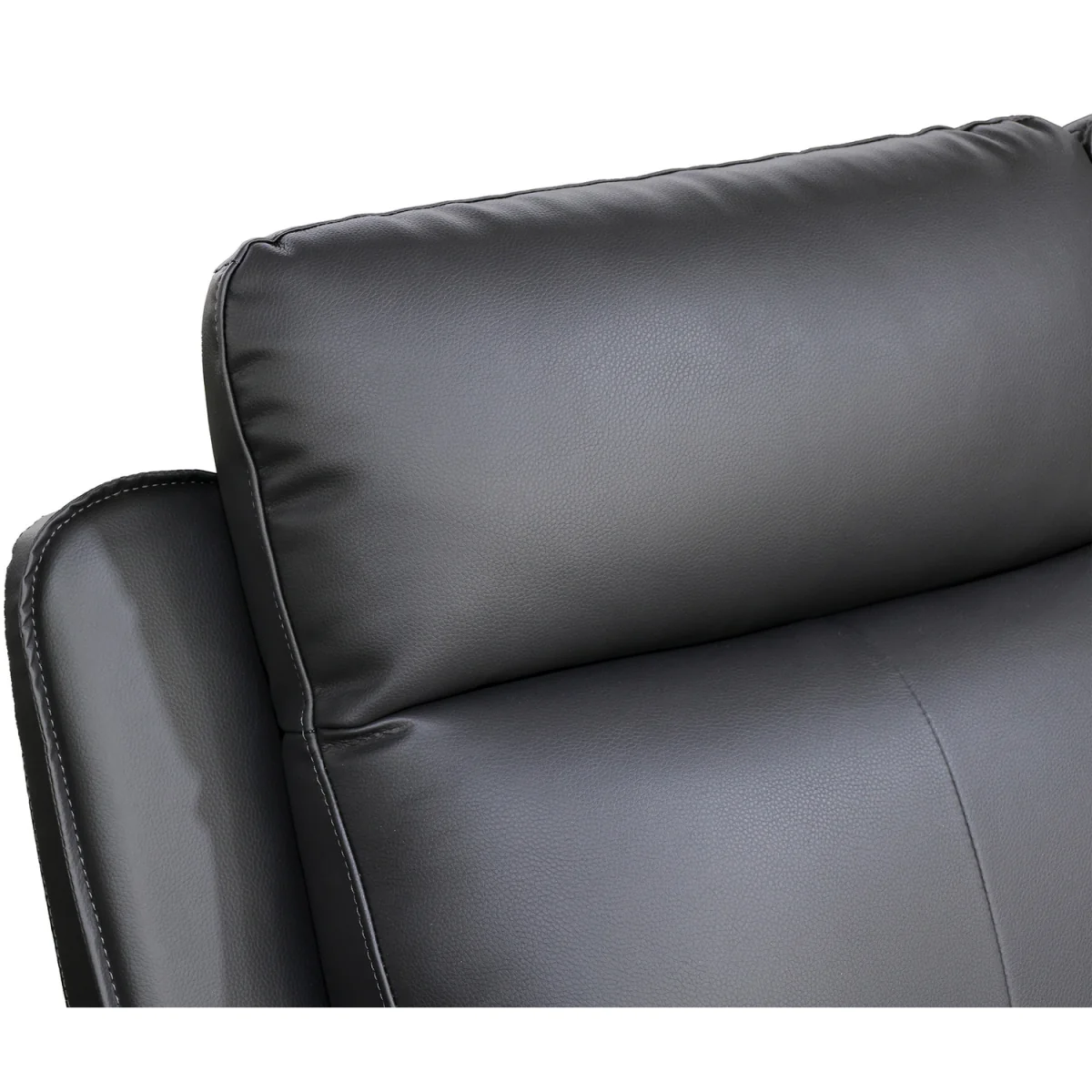 Rivington Real Leather Power Recliner 3 + 1 + 1 Sofa Set with USB Charging - Slate – image 20