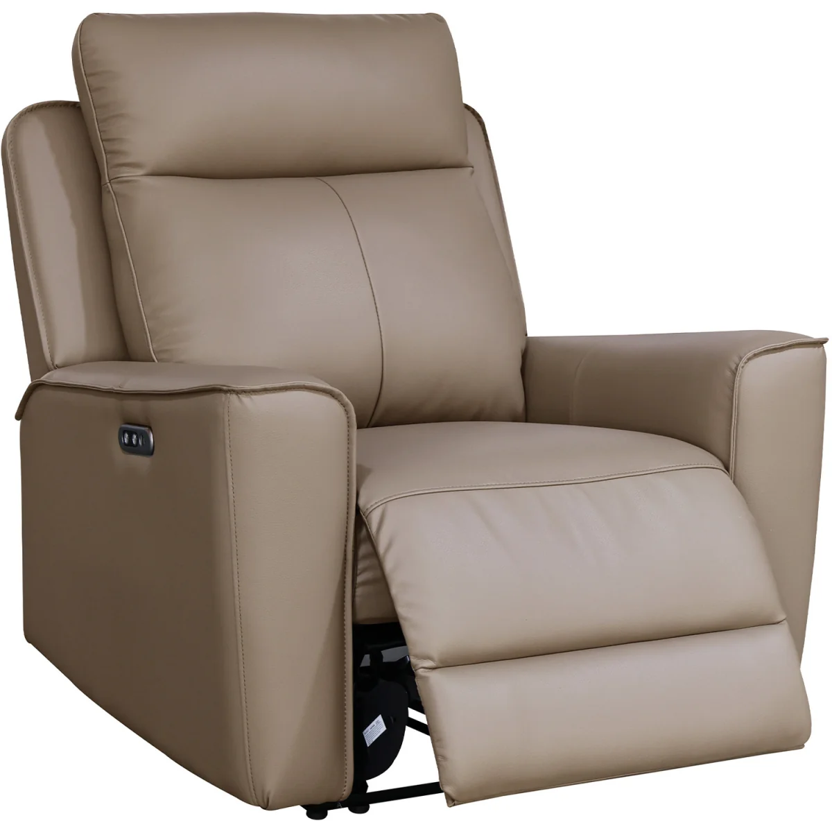 Rivington Real Leather Power Recliner 3 + 1 + 1 Sofa Set with USB Charging - Slate – image 10