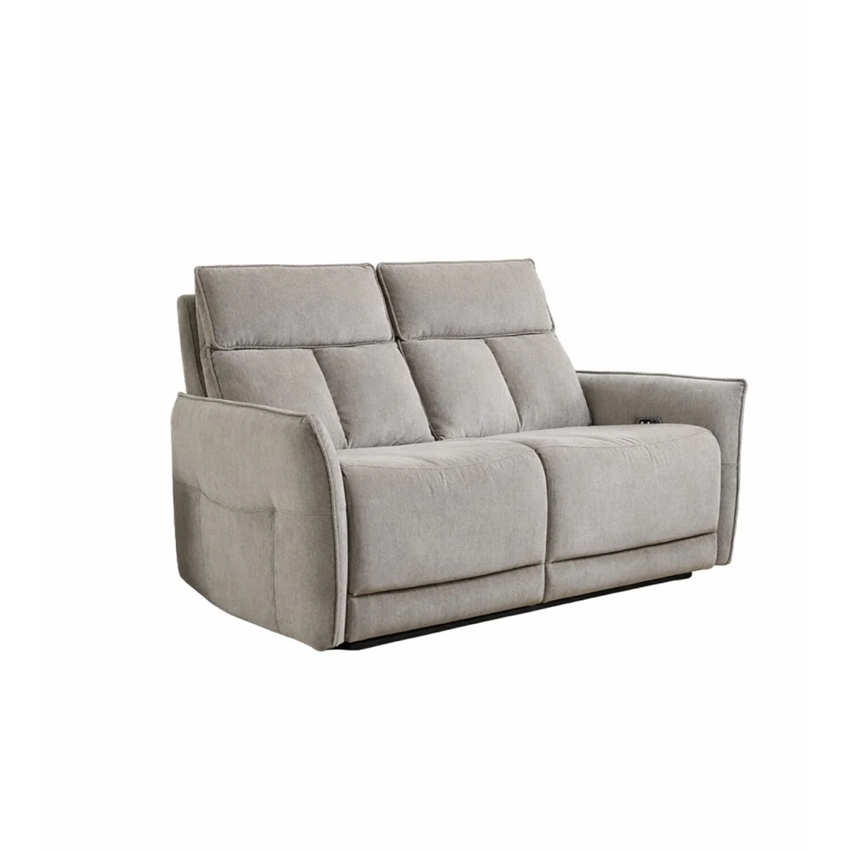 Grayson Fabric Upholstered Power Recliner Two Seater Sofa with USB Charging - Fawn – image 5