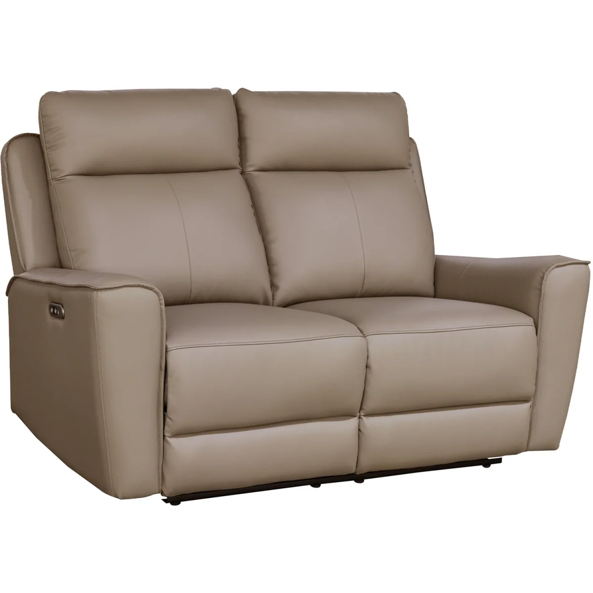 Rivington Real Leather Power Recliner Two Seater Sofa with USB Charging - Taupe – image 3