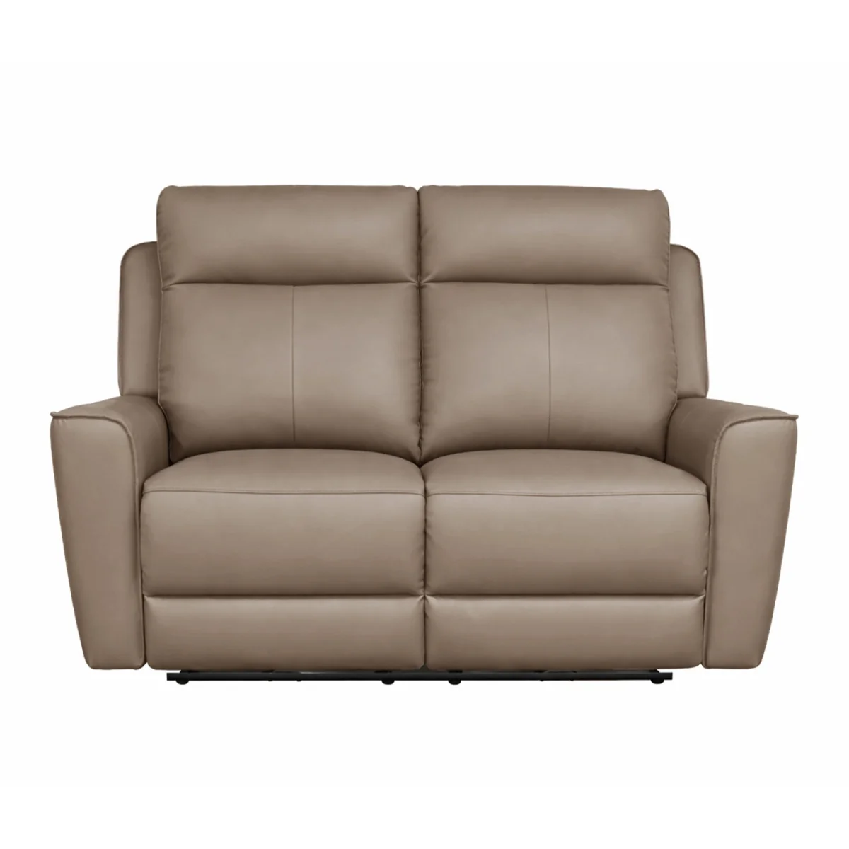 Rivington Real Leather Power Recliner Two Seater Sofa with USB Charging - Taupe – image 8