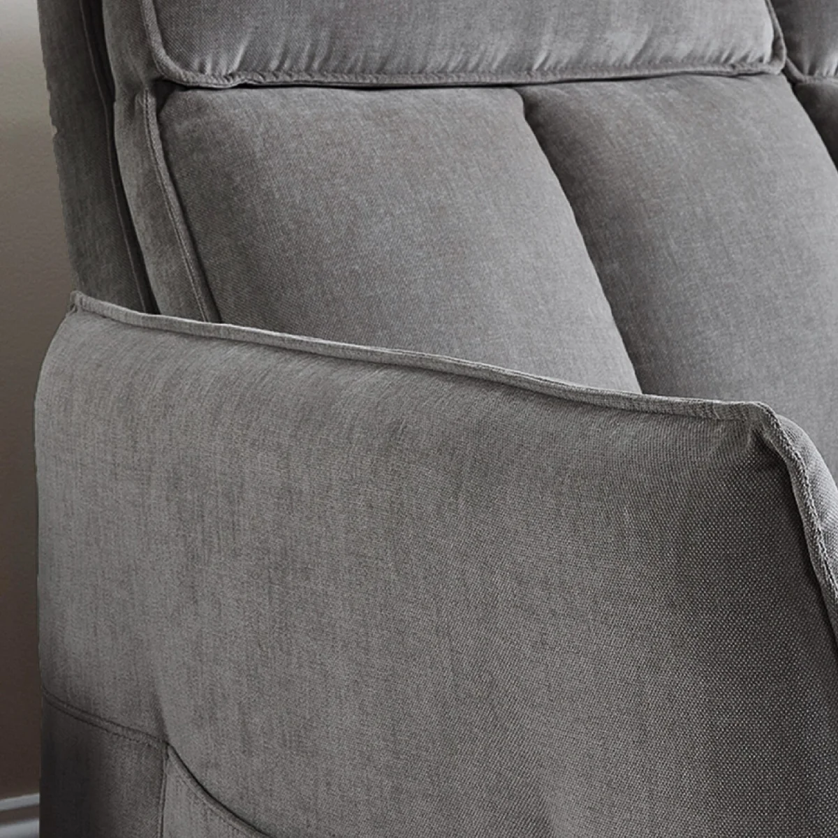 Grayson Fabric Upholstered Power Recliner 3 + 2 + 1 Sofa Set with USB Charging - Flint – image 5