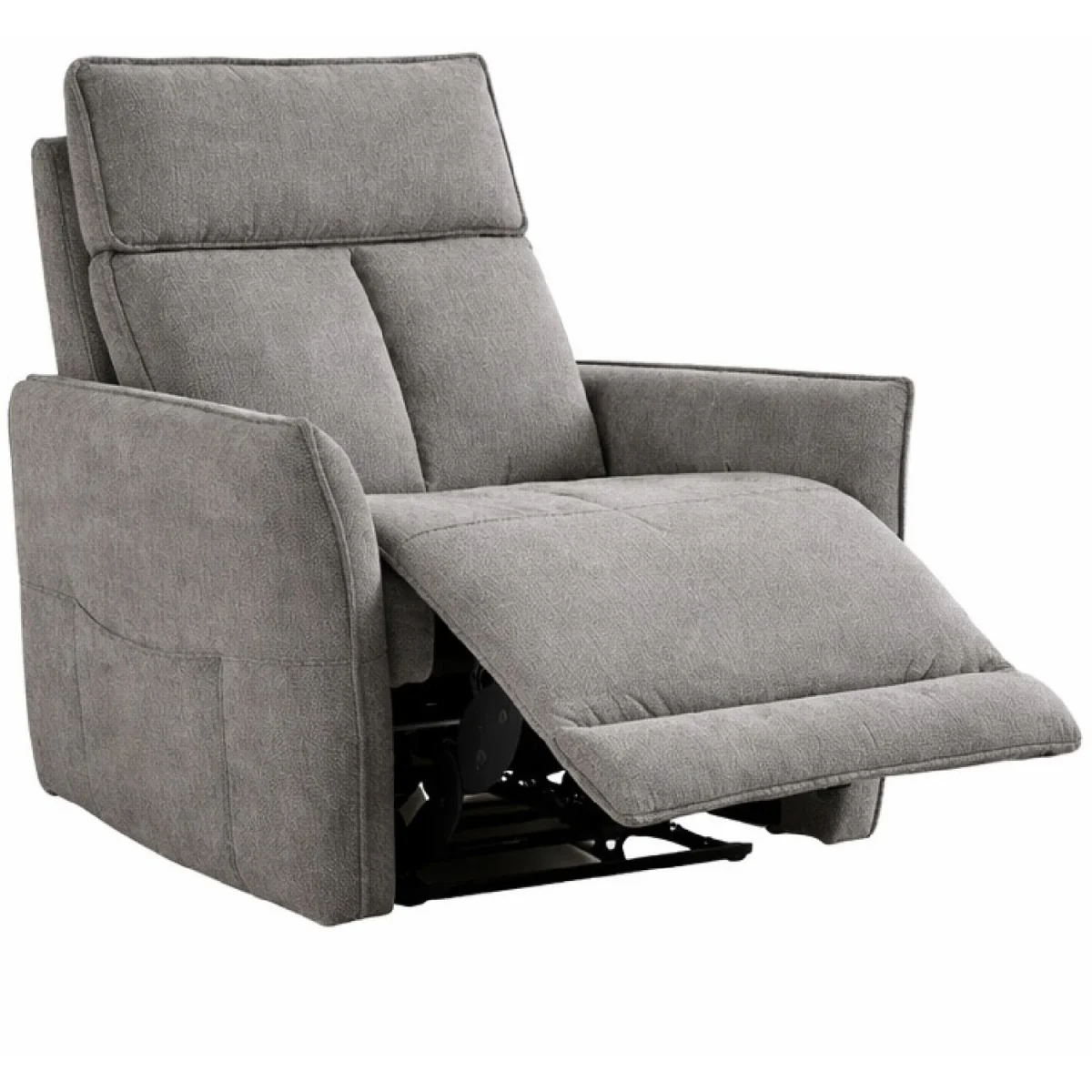Grayson Fabric Upholstered Power Recliner 3 + 2 + 1 Sofa Set with USB Charging - Flint – image 7