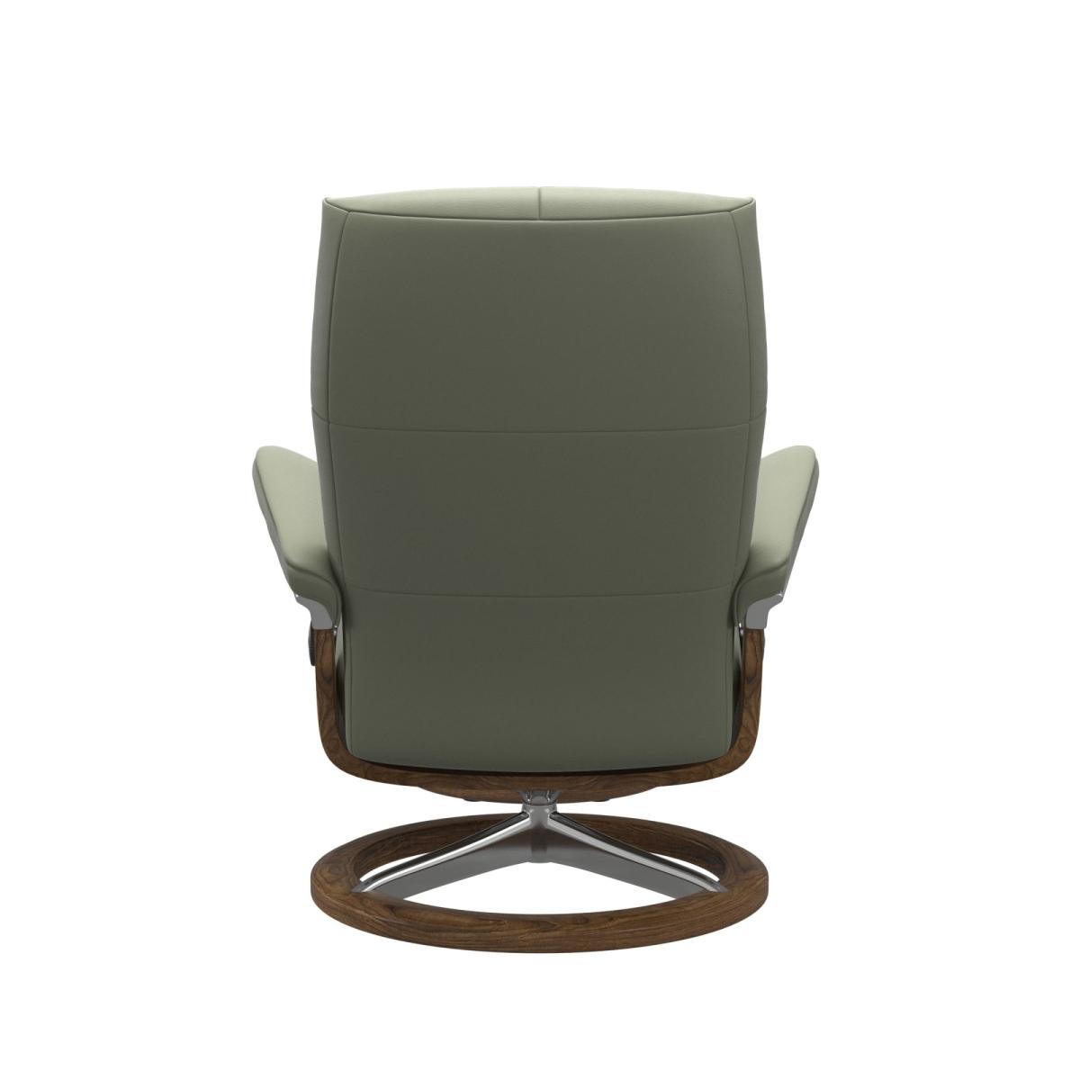 Stressless David Recliner with Signature Base and Footstool - David Chair Footstool with Signature Base in Noblesse – image 3
