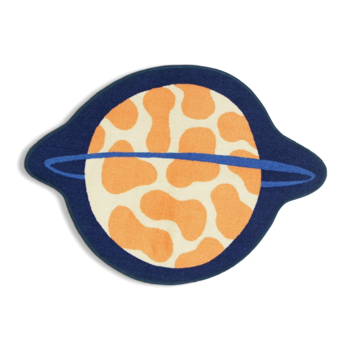 Habitat Kids Planet Circle Rug - Blue - 75x100cm