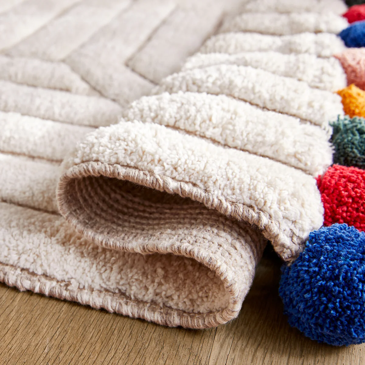 Ponponi Tufted Organic Cotton Child's Bedside Rug – image 5