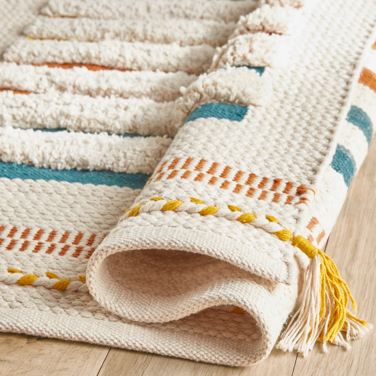 Tomulo Hand Woven 100% Cotton Child's Rug – image 4