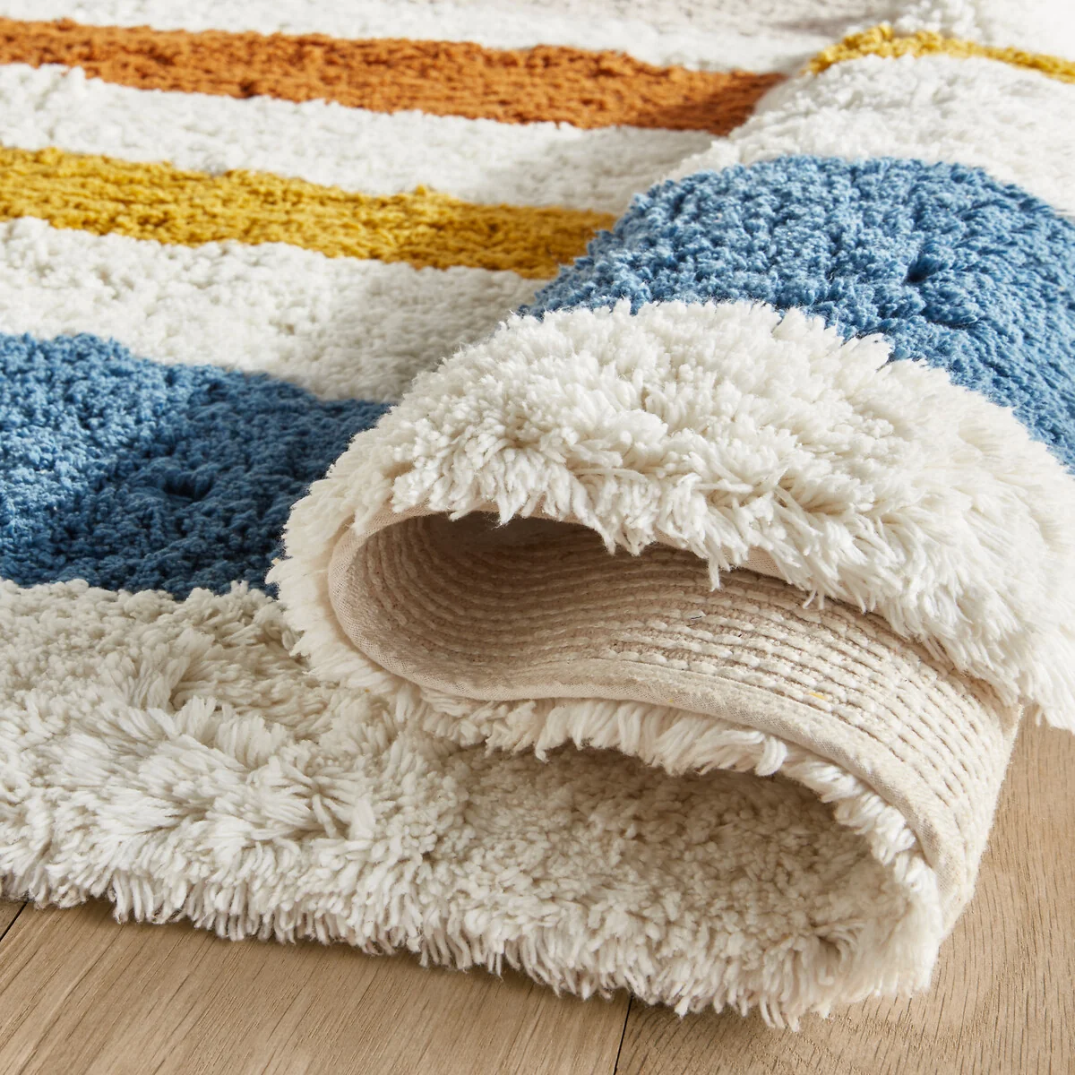 Strat Striped Organic Cotton Child's Rug – image 4