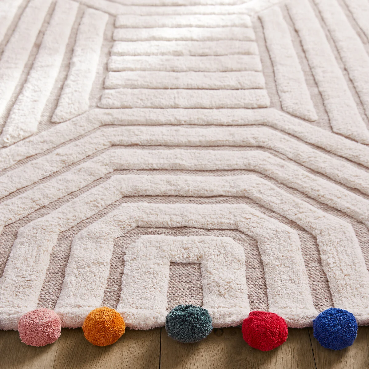 Ponponi Tufted 100% Organic Cotton Child's Rug – image 2