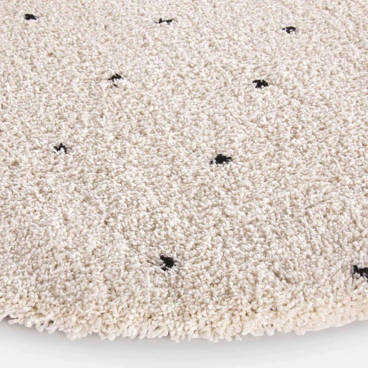 Ava Berber-Style Round Rug in Polka Dot – image 3