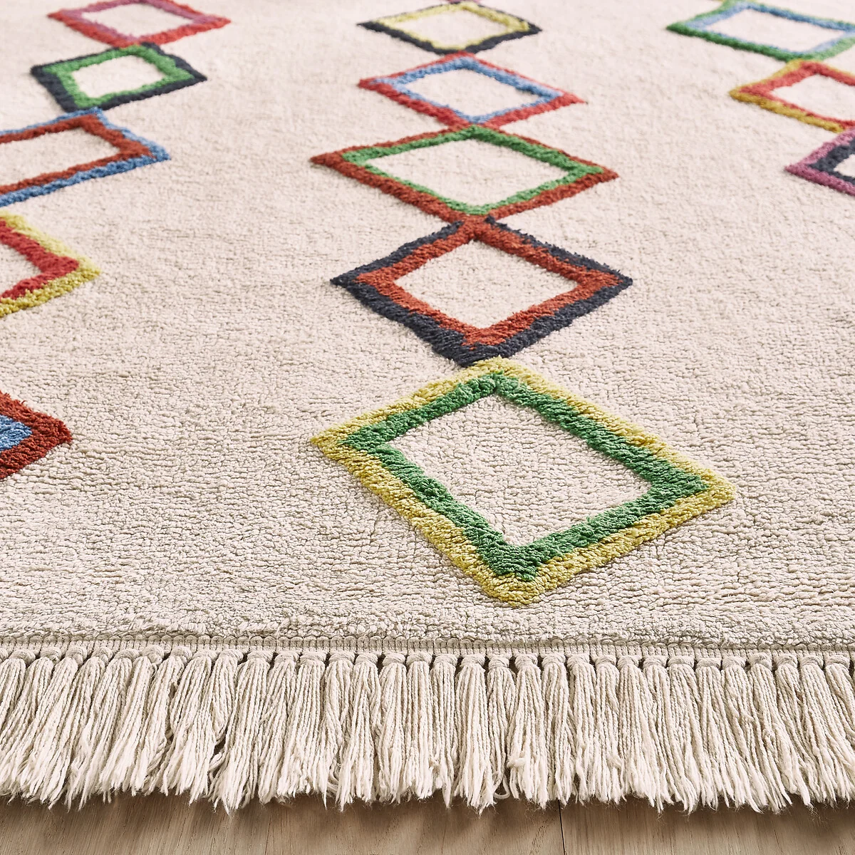Dybala Berber-Style Child's Organic Cotton Rug – image 2