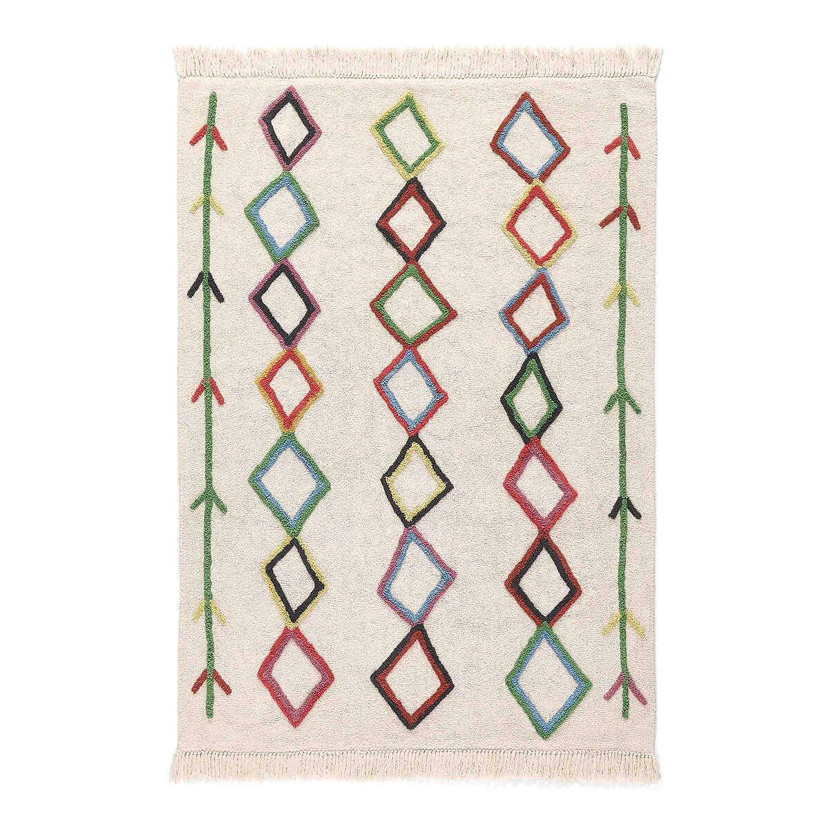 Dybala Berber-Style Child's Organic Cotton Rug – image 5