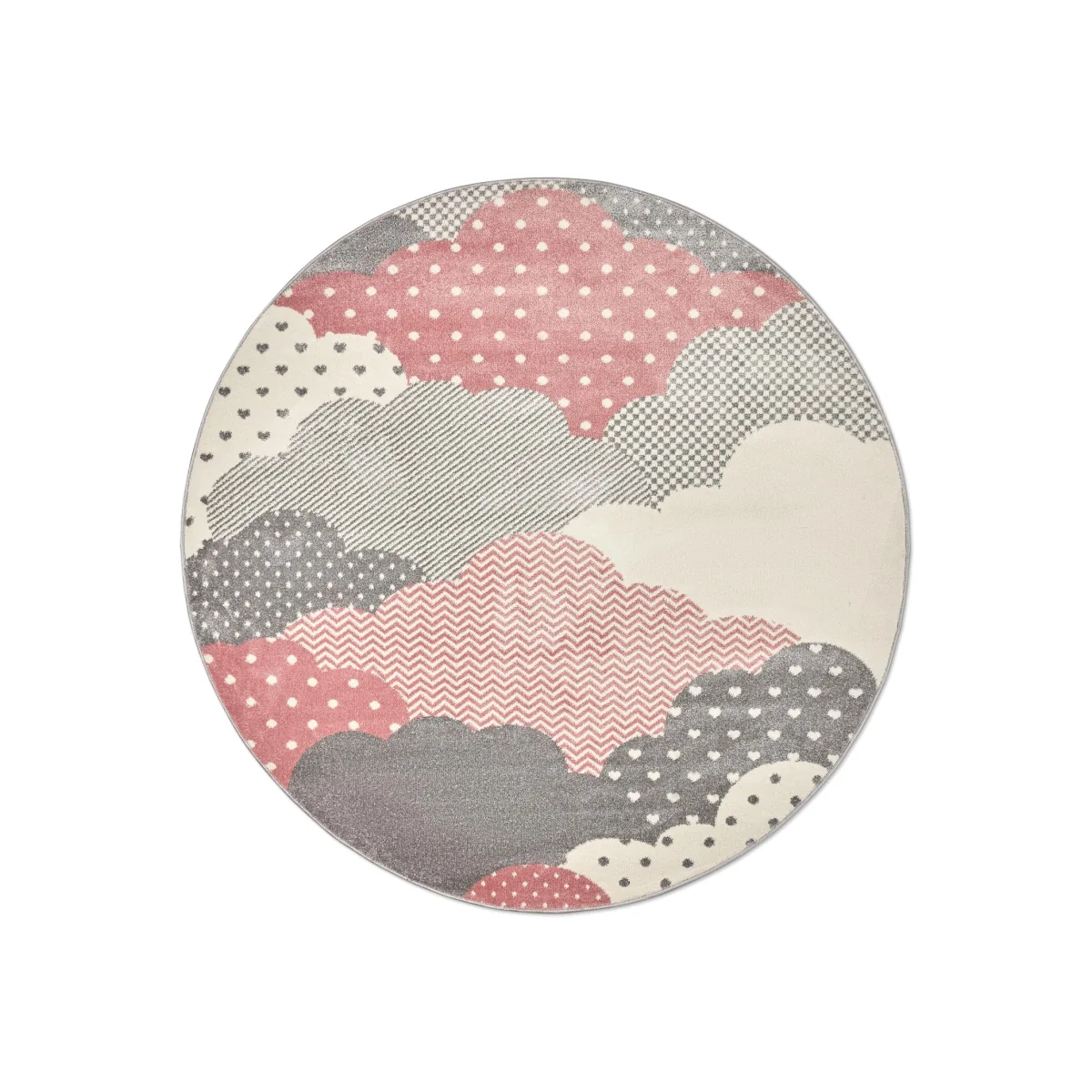 Nursery Clouds Rug - Pink / 160cm – image 1