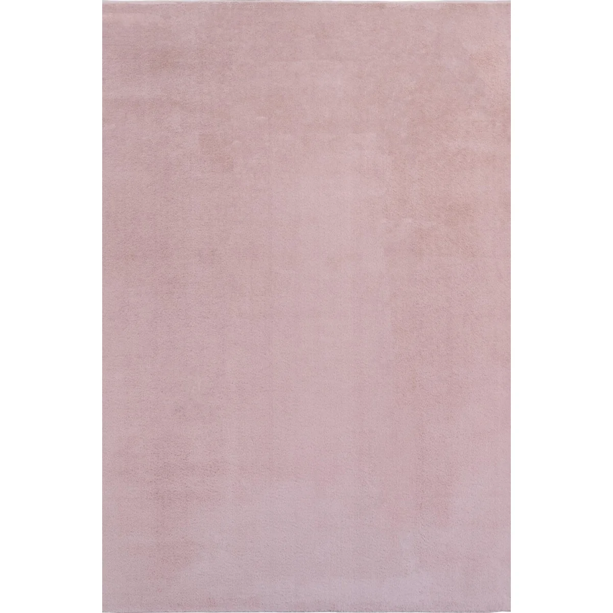 Snuggly Washable Low Pile Living Room Area Rug - Anti-Slip Felt Backing - Baby Pink / 220cm / 160cm – image 6