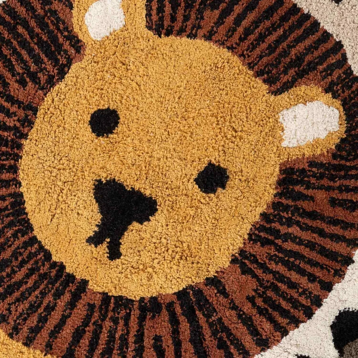 Snuggle Kids Zoey Cotton Animal Rug Multicolour - Multicolour – image 2