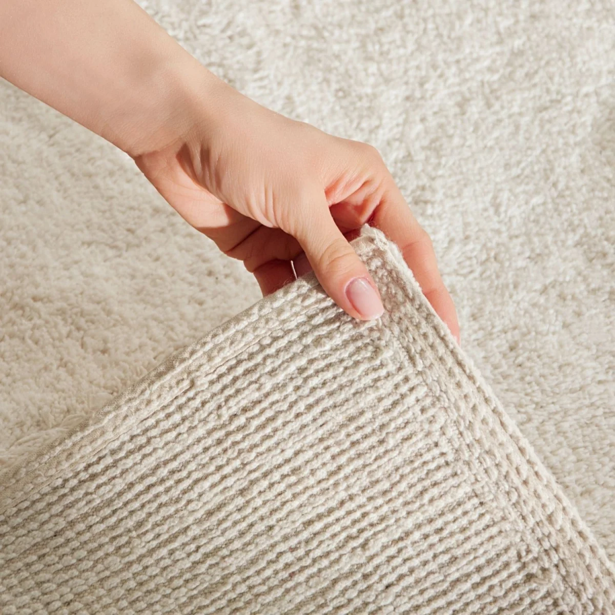 Snuggle Kids Petite Melodie Cotton Fun Rug Cream - Cream – image 4